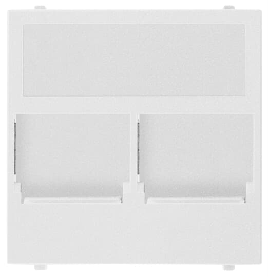 Cover plate Data connection White - Millenium