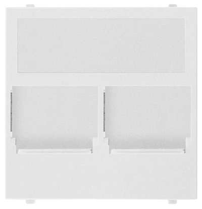 Cover plate Data connection White - Millenium