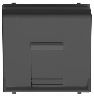 Cover plate Data connection Anthracite Polished - Millenium