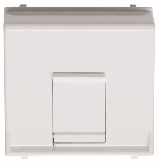 Cover plate Data connection White - Millenium