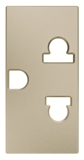 Socket outlet EU/US 2P Champagne - Zenit BS