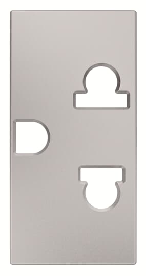 Socket outlet EU/US 2P Silver - Zenit BS