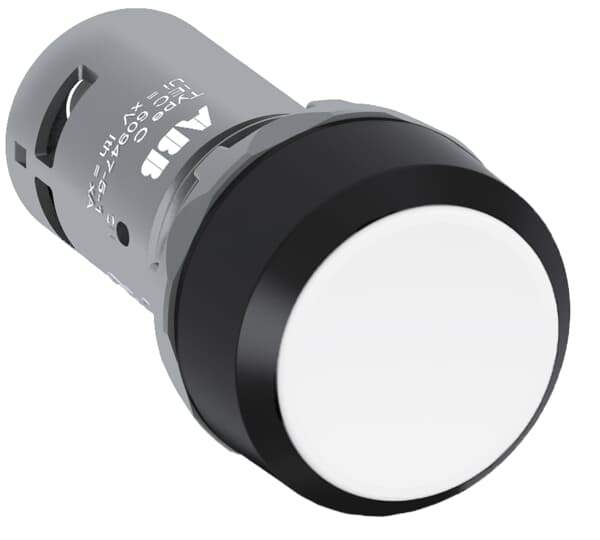 White Compact Pushbutton