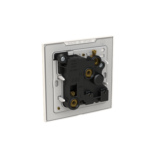 Socket outlet Round 5A White Glass - Millenium – Görsel 2 / 3