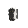 Push-button bell symbol Black Glass - Millenium