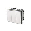 Push-button White Glass - Millenium