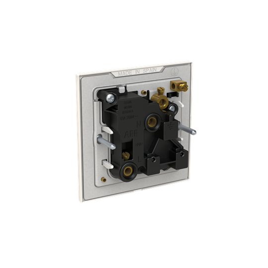 Socket outlet BS White Glass - Millenium – Görsel 2 / 3
