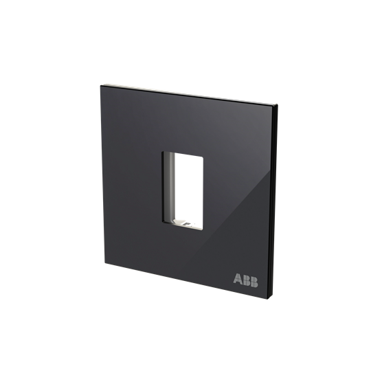 Frame 1-gang(s) Black Glass - Millenium – Görsel 3 / 3