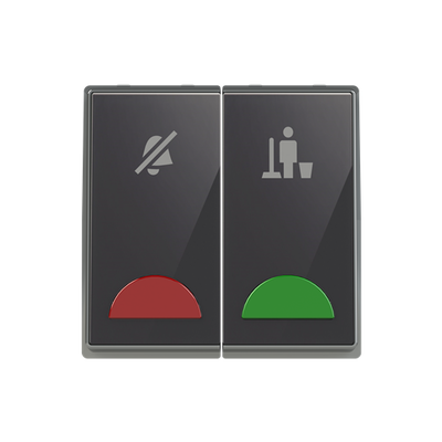 DND/MUR room unit Black Glass - Millenium