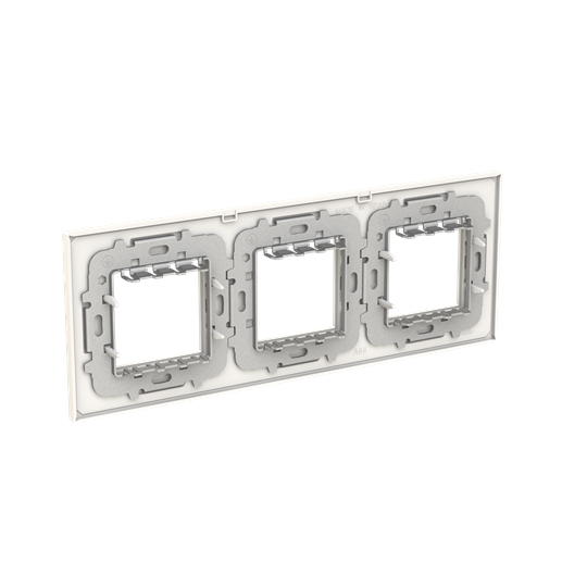 Frame 3-gang(s) White Glass - Millenium – Görsel 2 / 3