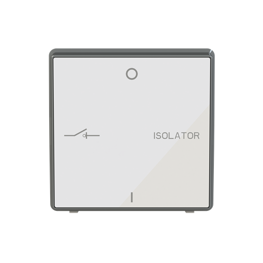 Fan isolator White Glass - Millenium