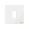 Frame 1-gang(s) White Glass - Millenium