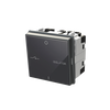 Fan isolator Black Glass - Millenium