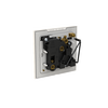 Socket outlet BS White Glass - Millenium