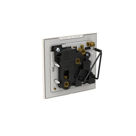 Socket outlet BS White Glass - Millenium – Görsel 2 / 3