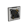 Socket outlet Round 5A Black Glass - Millenium