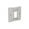 Frame 1-gang(s) White Glass - Millenium