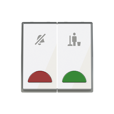 DND/MUR room unit White Glass - Millenium