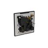 Socket outlet BS Black Glass - Millenium