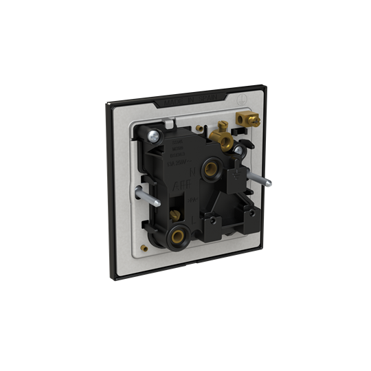 Socket outlet BS Black Glass - Millenium – Görsel 2 / 3