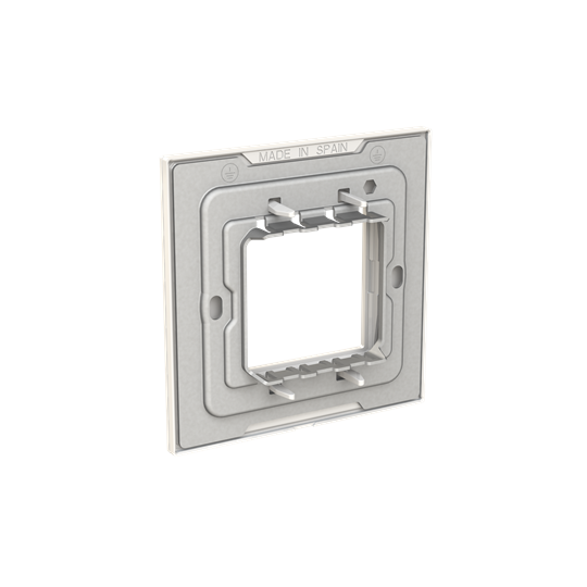 Frame 1-gang(s) White Glass - Millenium – Görsel 2 / 3