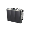 Push-button Black Glass - Millenium