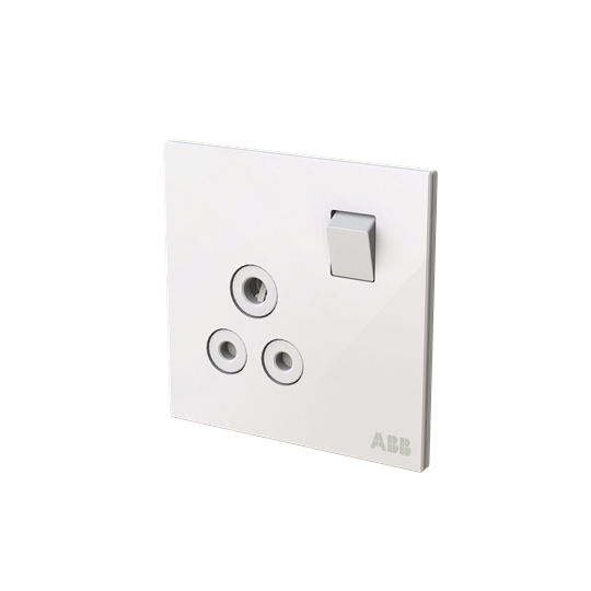 Socket outlet Round 5A White Glass - Millenium – Görsel 3 / 3