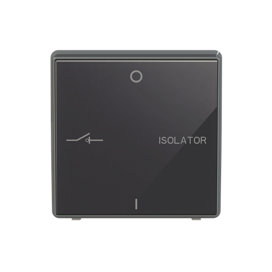 Fan isolator Black Glass - Millenium