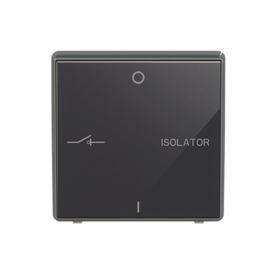 Fan isolator Black Glass - Millenium