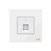 Phone outlet White Glass - Millenium