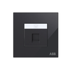 Phone outlet Black Glass - Millenium