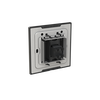 Phone outlet Black Glass - Millenium