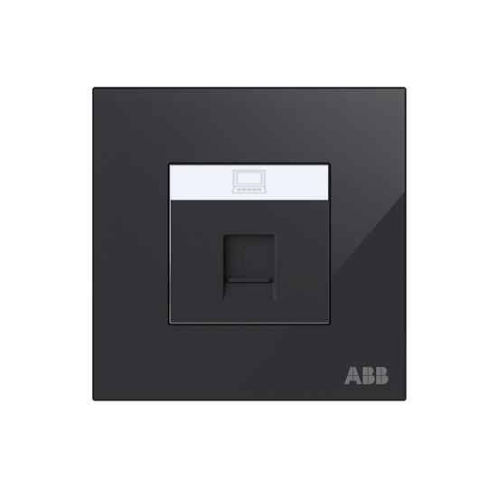 Data outlet Black Glass - Millenium