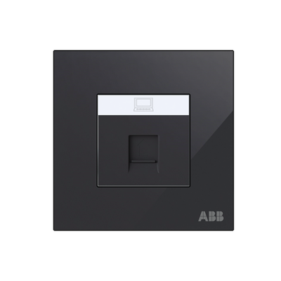 Data outlet Black Glass - Millenium