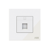 Data outlet White Glass - Millenium