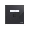 Data outlet Black Glass - Millenium