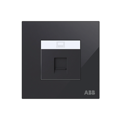 Data outlet Black Glass - Millenium