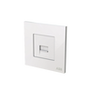 Phone outlet White Glass - Millenium
