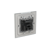 Phone outlet White Glass - Millenium