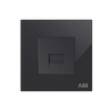 Phone outlet Black Glass - Millenium