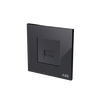 Phone outlet Black Glass - Millenium
