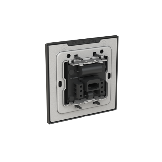 Phone outlet Black Glass - Millenium – Görsel 2 / 3