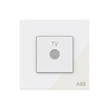 TV outlet White Glass - Millenium