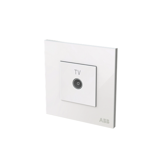 TV outlet White Glass - Millenium – Görsel 3 / 3