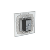 TV outlet White Glass - Millenium