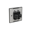 Data outlet Black Glass - Millenium