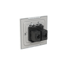 Data outlet White Glass - Millenium