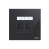 Data outlet Black Glass - Millenium