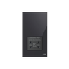 Socket outlet Shaver Black Glass - Millenium