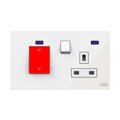 Cooker control unit White Glass - Millenium